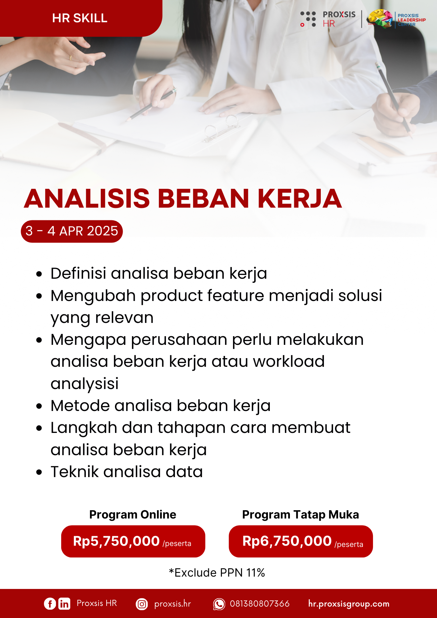 Analisis Beban Kerja