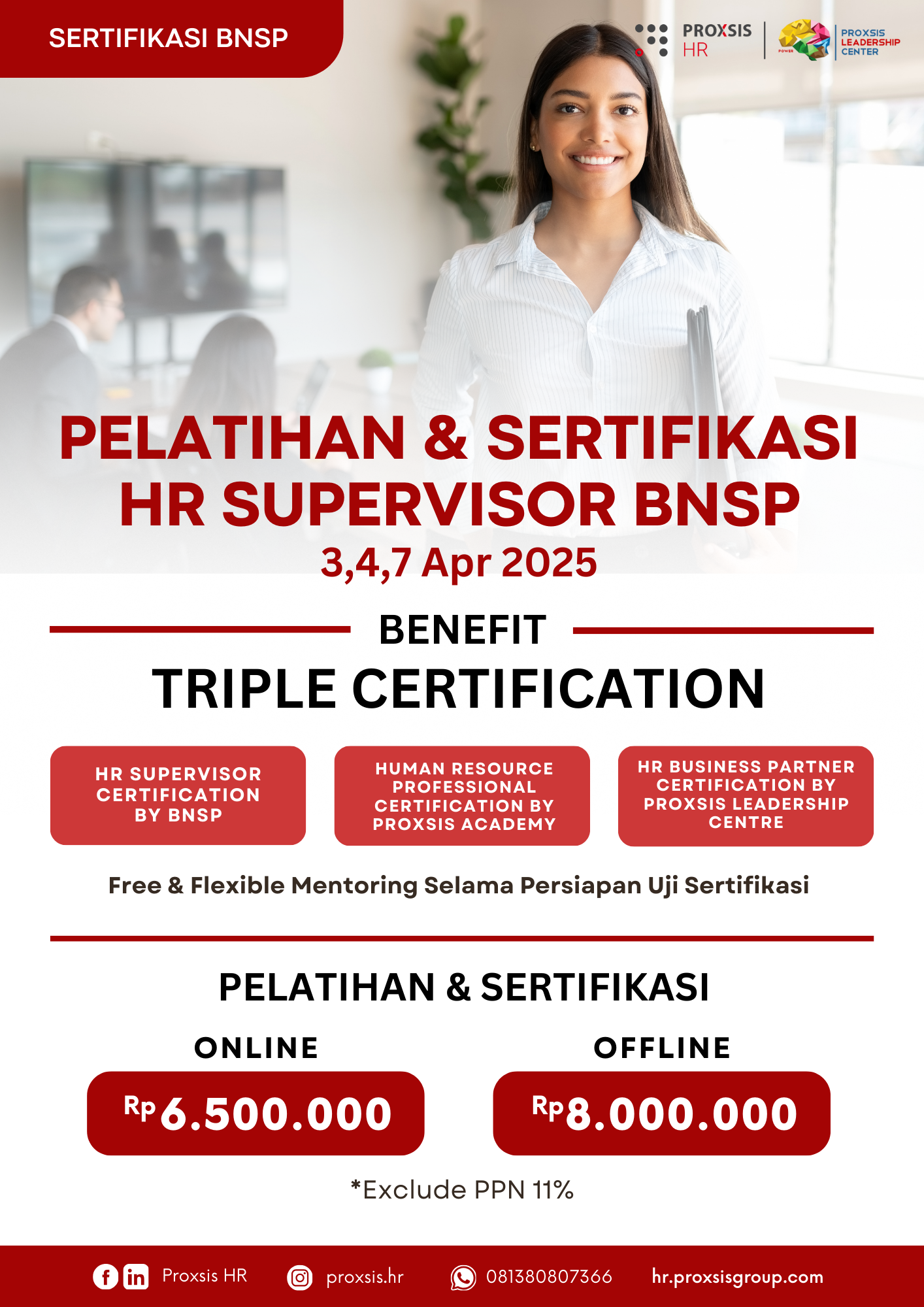 Pelatihan & Sertifikasi HR Supervisor BNSP