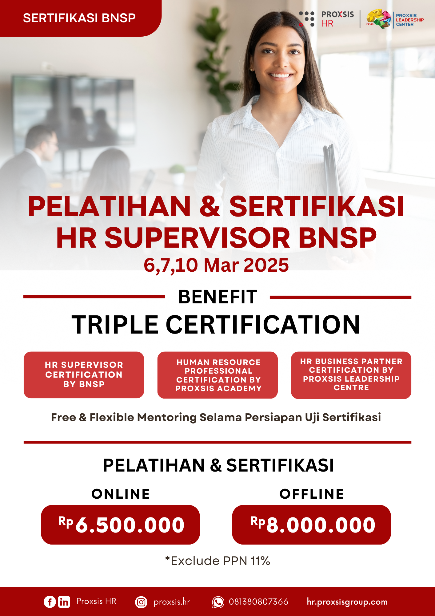 Pelatihan & Sertifikasi HR Supervisor BNSP
