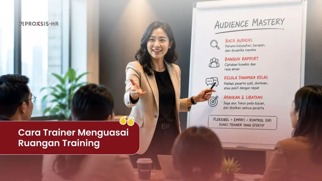 trainer menguasai audiens training