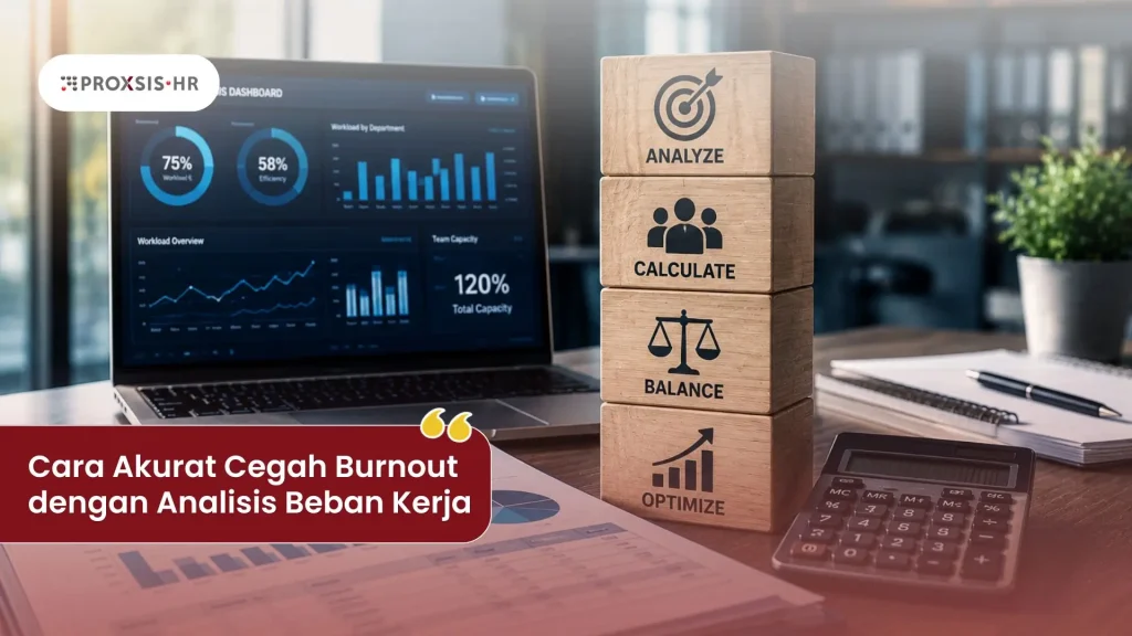 Dashboard aplikasi HR analytics untuk mengukur beban kerja karyawan