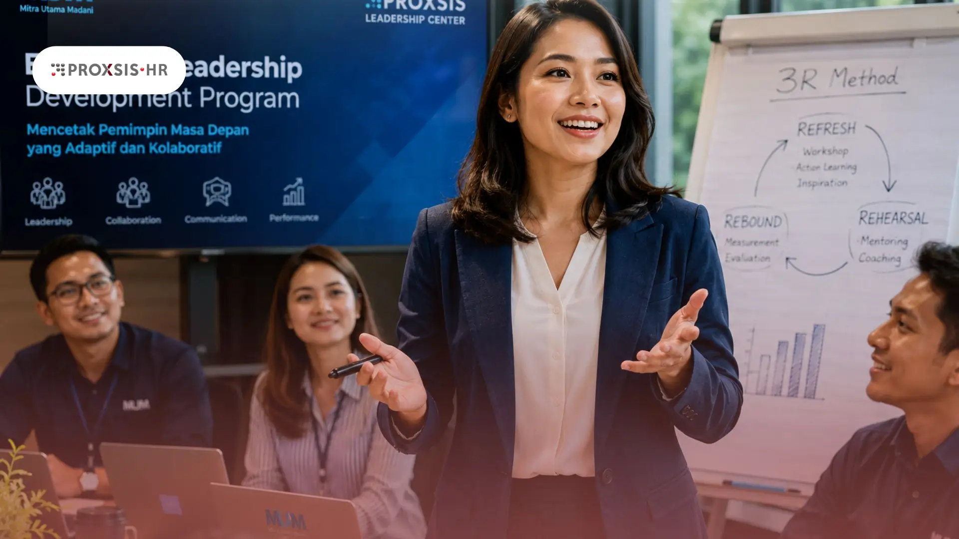 Pelatihan Emerging Leadership Development Program PT Mitra Utama Madani bersama Proxsis Leadership Center untuk meningkatkan kompetensi karyawan.